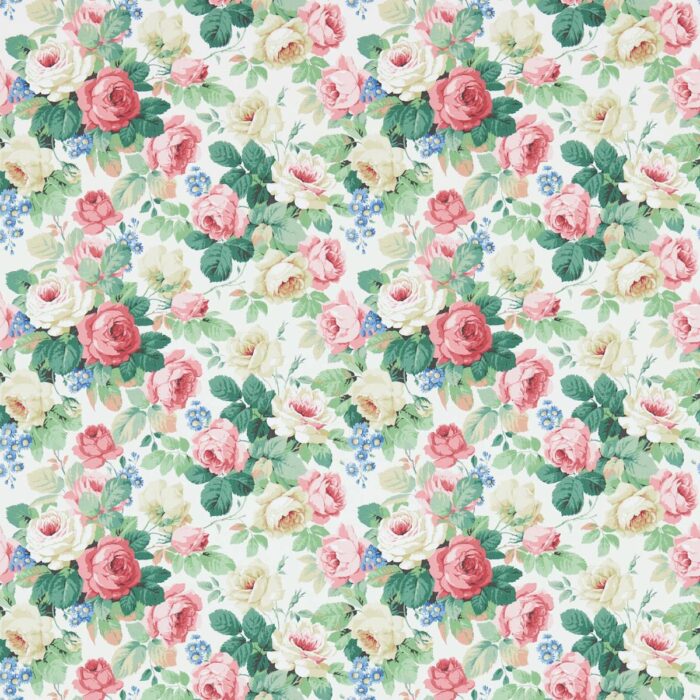 Chelsea Wallpaper - White / Pink swatch