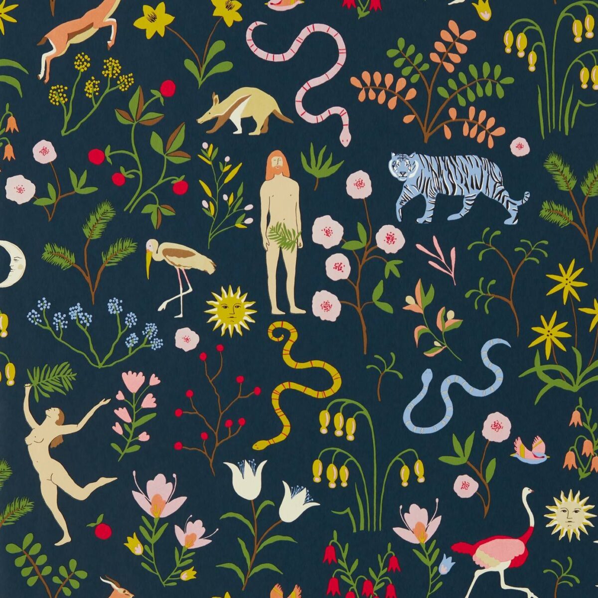 Garden of Eden Wallpaper - Midnight by Garden of Eden Wallpaper - Midnight from