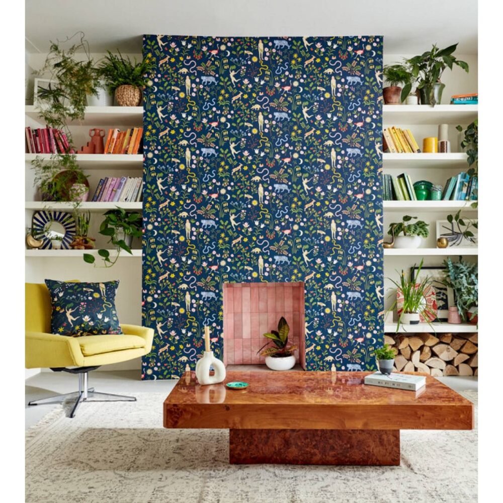 Garden of Eden Wallpaper - Midnight by Garden of Eden Wallpaper - Midnight from