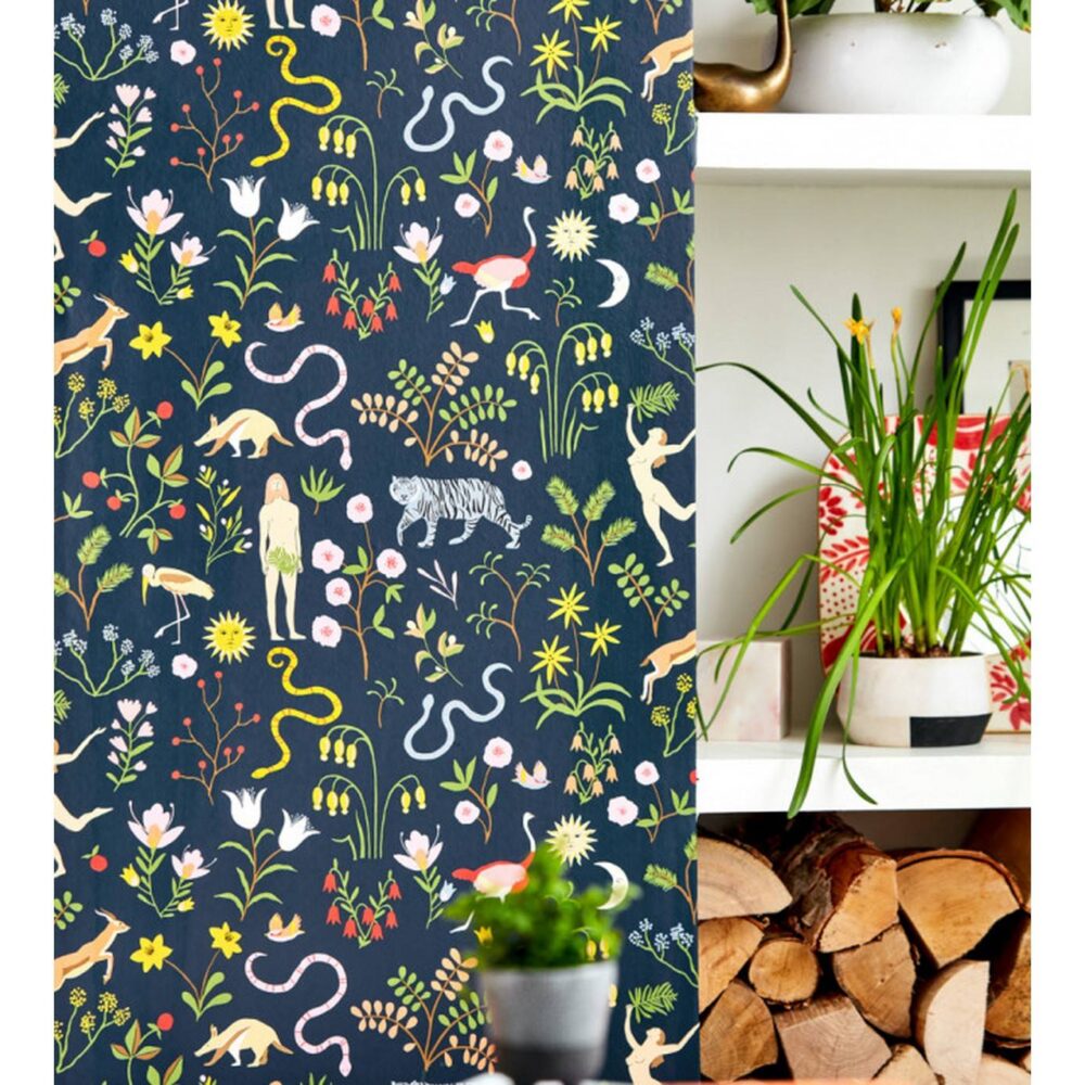 Garden of Eden Wallpaper - Midnight by Garden of Eden Wallpaper - Midnight from