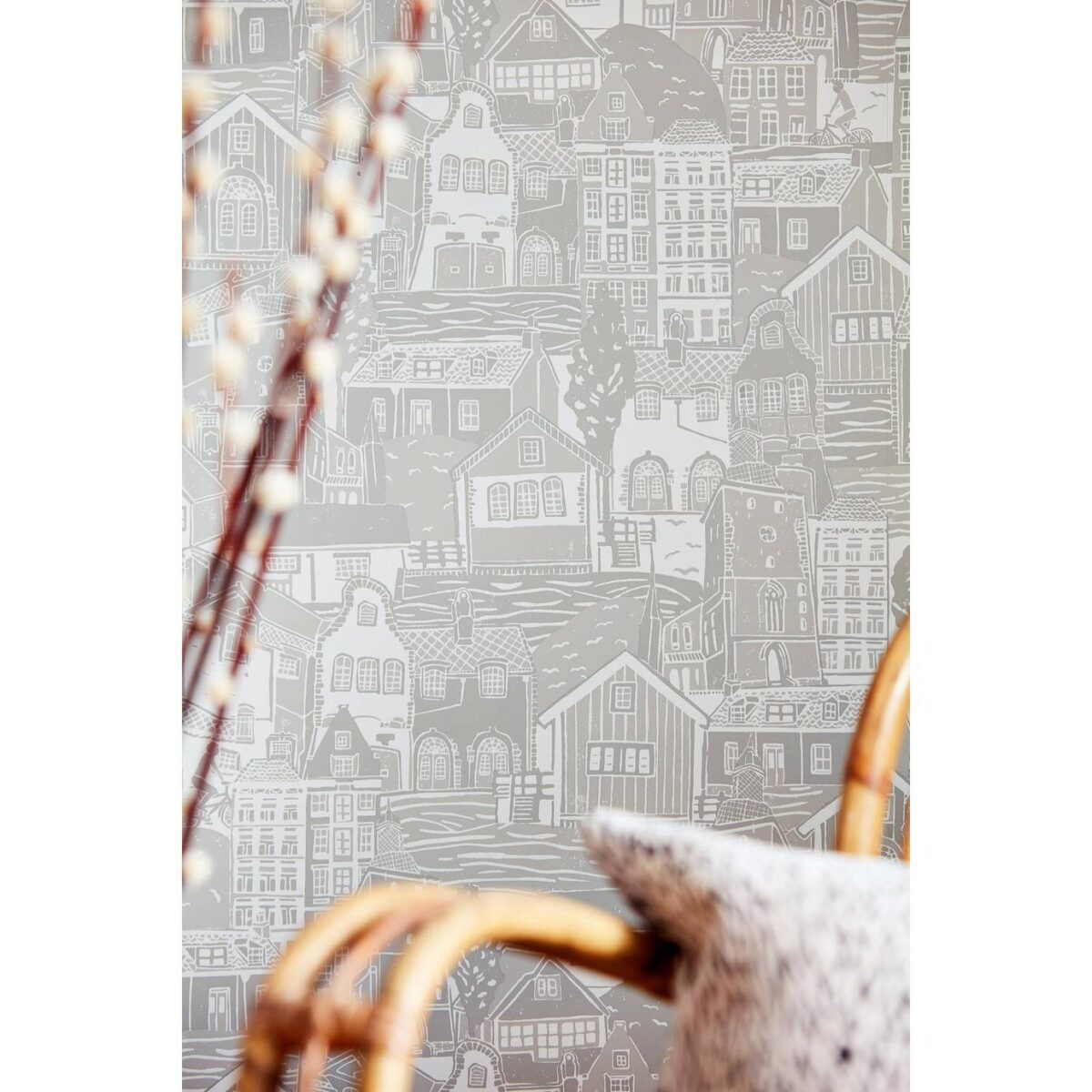 Stockholm Wallpaper - Dove from