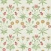 orange botanical wallpaper from william morris & co