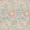 blue botanical wallpaper from william morris & co