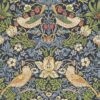 blue animal wallpaper from william morris & co
