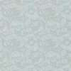black-grey botanical wallpaper from william morris & co