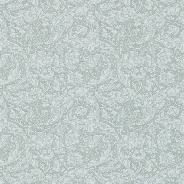 Bachelors Button Wallpaper - Silver swatch