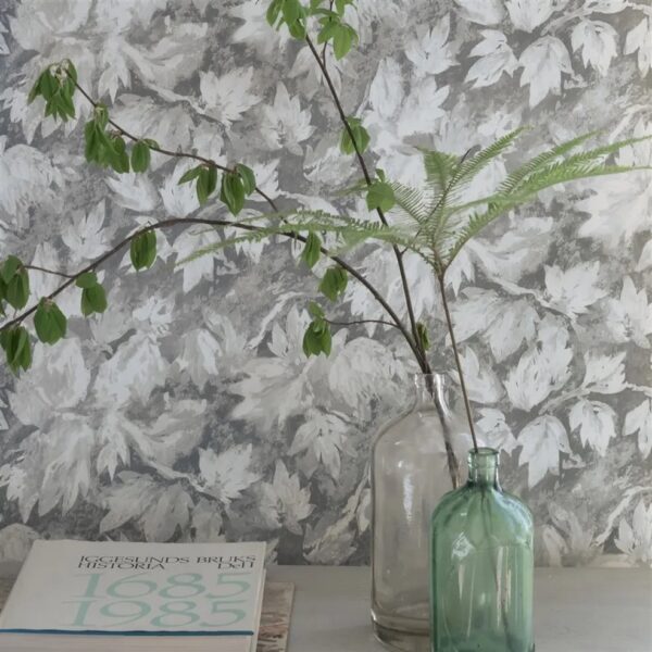 Fresco Leaf Wallpaper - Pearl by Fresco Leaf Wallpaper - Pearl from