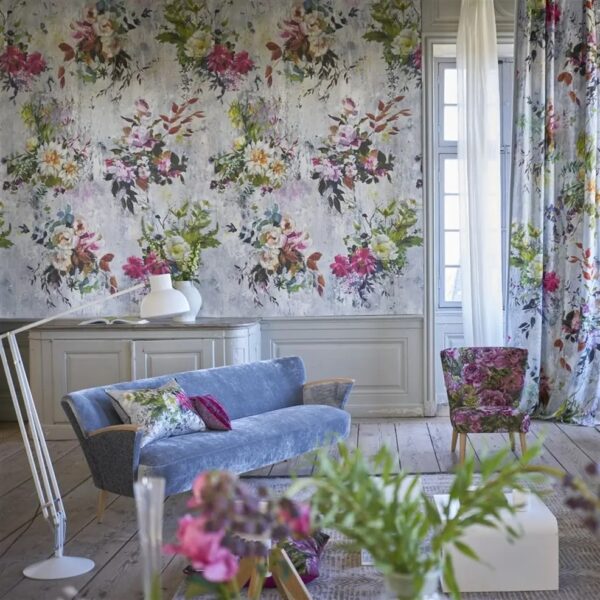 Aubriet Wallpaper - Slate Blue by Aubriet Wallpaper - Slate Blue from