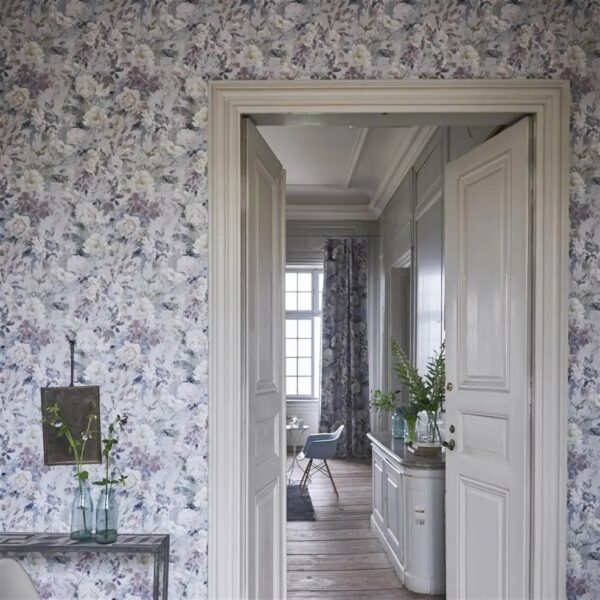 Marianne Wallpaper - Fuchsia by Marianne Wallpaper - Fuchsia from