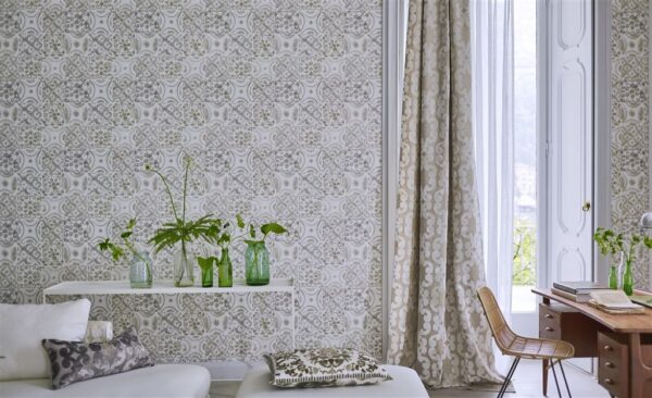 Pesaro Wallpaper - Emerald by Pesaro Wallpaper - Emerald from