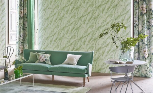 Carrara Grande Wallpaper - Eau de Nil by Carrara Grande Wallpaper - Eau de Nil from
