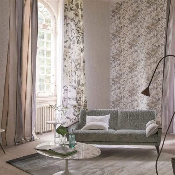 Shanghai Garden Fabric - Violet by Shanghai Garden Fabric - Violet from