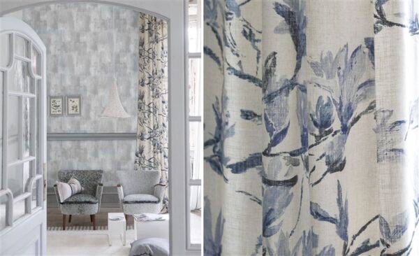 Shangri-La Lino Fabric - Graphite by Shangri-La Lino Fabric - Graphite from