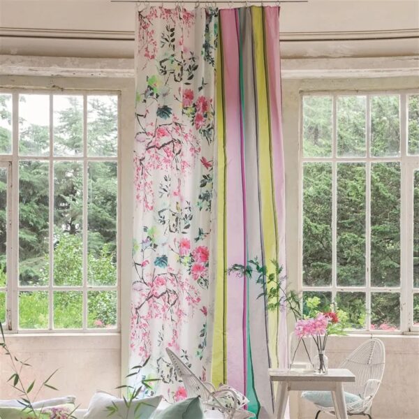 Chinoiserie Flower Fabric - Peony by Chinoiserie Flower Fabric - Peony from