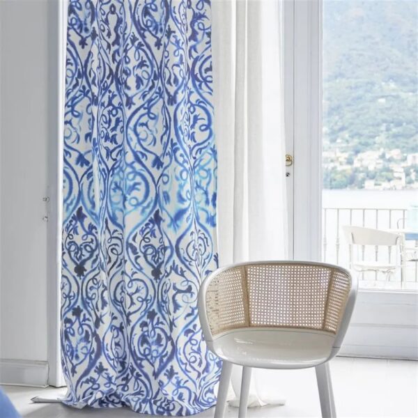 Arabesque Fabric - Cobalt by Arabesque Fabric - Cobalt from