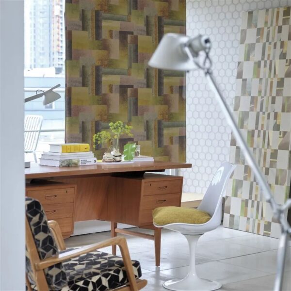 Parterre Geo Fabric - Turmeric by Parterre Geo Fabric - Turmeric from