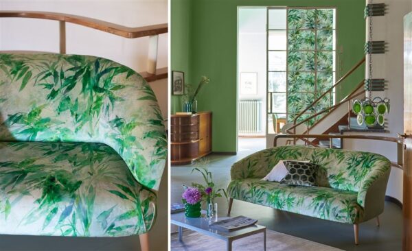 Jardin Chinois Fabric - Jade by Jardin Chinois Fabric - Jade from