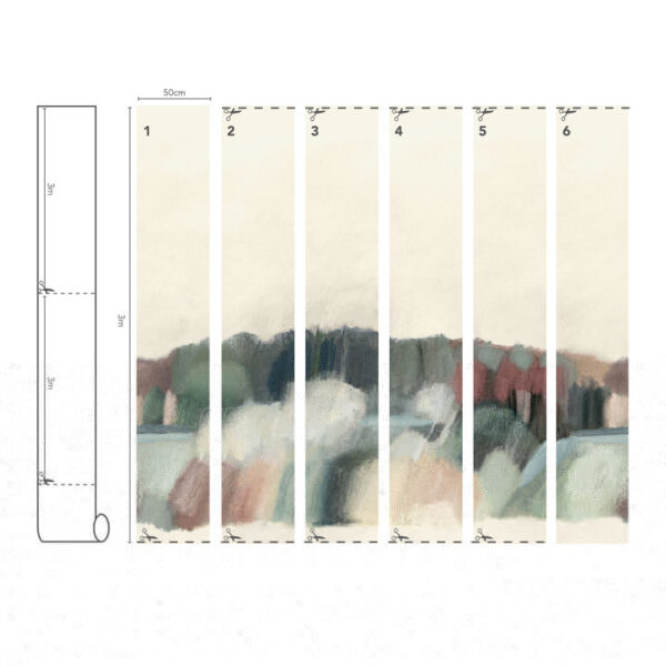 Welbeck Wall Mural - Winter by Welbeck Wall Mural - Winter from