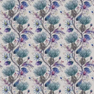 blue botanical wallpaper from voyage maison