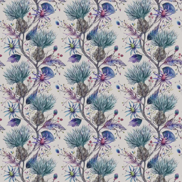 Varys Wallpaper - Storm by blue botanical wallpaper from voyage maison