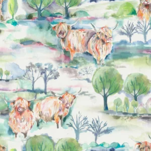 multicolour botanical wallpaper from voyage maison