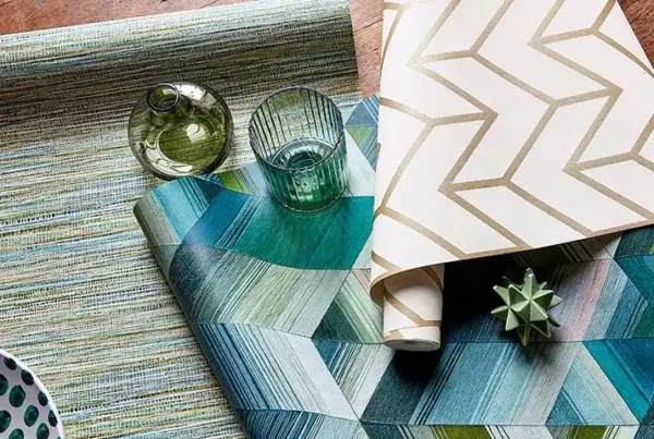 Spectro Stripe Wallpaper - Steel Blush from