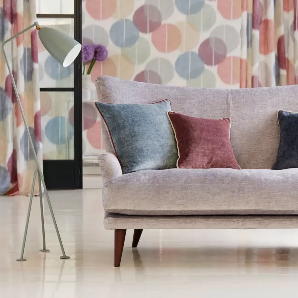 Tresillo Velvet Fabric - Rose watertre by Tresillo Velvet Fabric - Rose watertre from