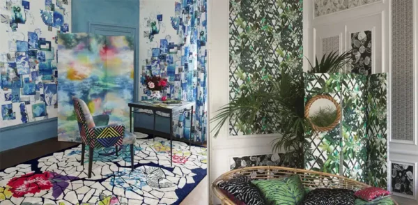 Abstract Malachite Wallpaper - Multicolore by Abstract Malachite Wallpaper - Multicolore from
