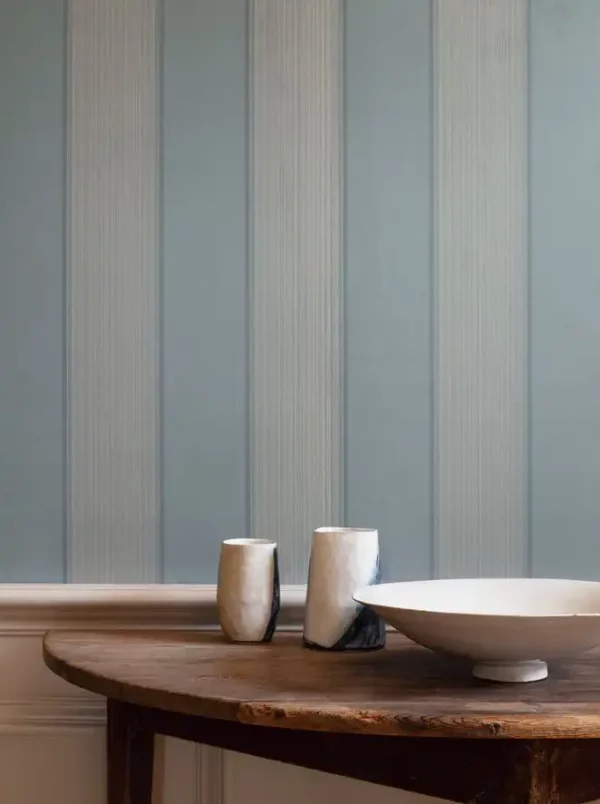 Ditton Stripe Wallpaper - Navy from