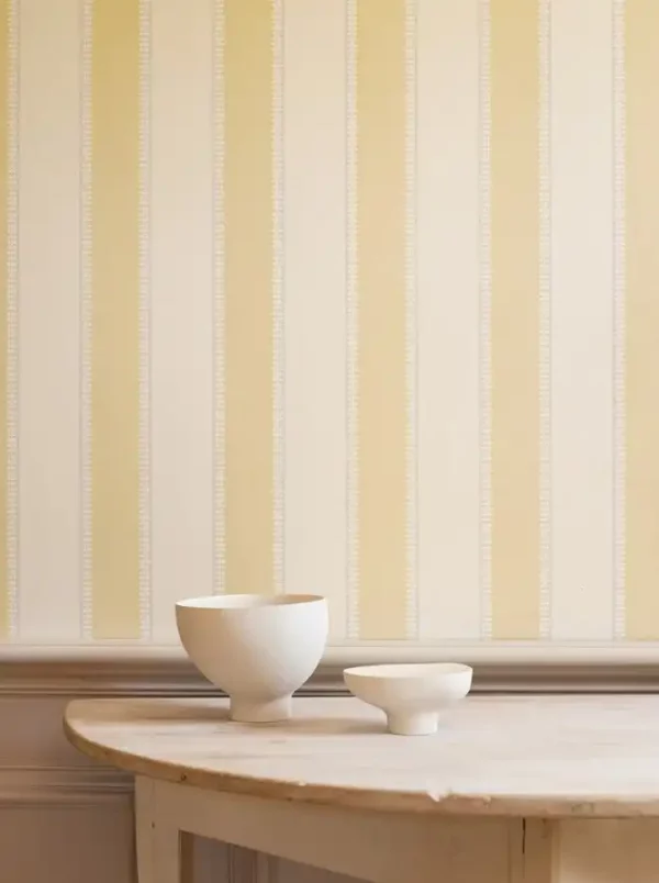 Hume Stripe Wallpaper - Pink by Hume Stripe Wallpaper - Pink from