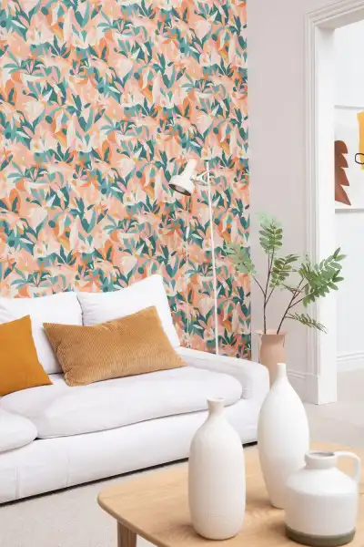 Fauve Wallpaper - Kaki / Beige / Dore by Fauve Wallpaper - Kaki / Beige / Dore from