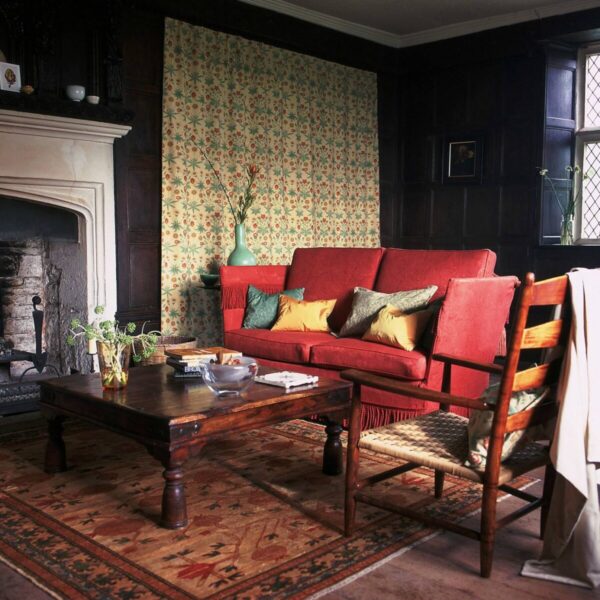 Compton Fabric - Terracotta / Multi by Compton Fabric - Terracotta / Multi from