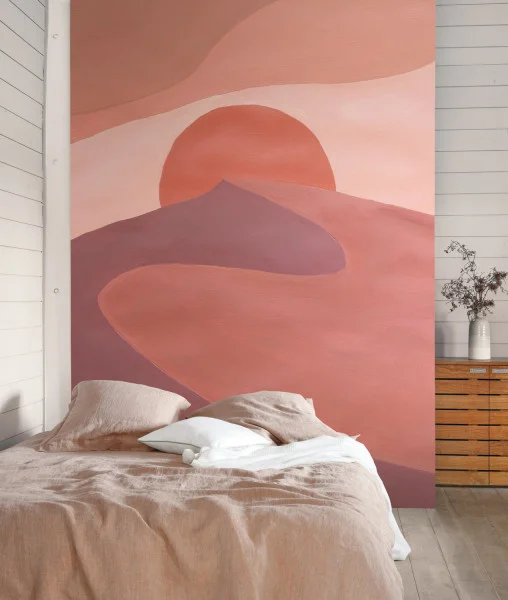Sunset Desert Wallpanel - Rose by Sunset Desert Wallpanel - Rose from