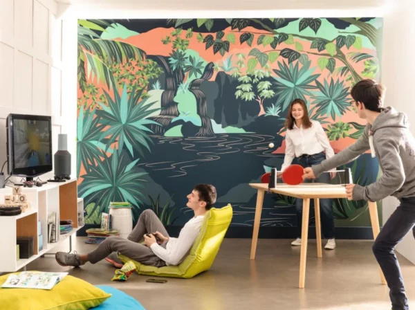 Tropical Falls Wallpanel - Vert Corail by Tropical Falls Wallpanel - Vert Corail from