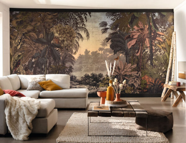 Dreamlike Landscape Wallpanel - Marron Clair Kaki by Dreamlike Landscape Wallpanel - Marron Clair Kaki from