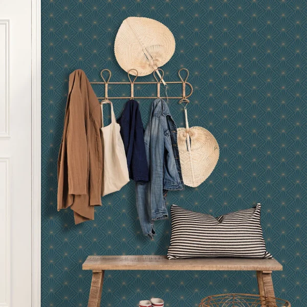 Sunrise Wallpaper - Midnight Blue Dore by Sunrise Wallpaper - Midnight Blue Dore from