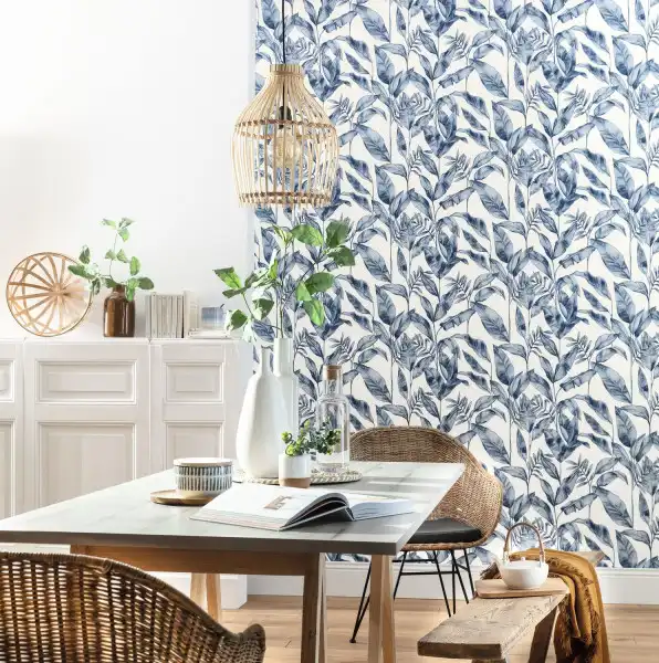 Delicate Wallpaper - Midnight Blue by Delicate Wallpaper - Midnight Blue from
