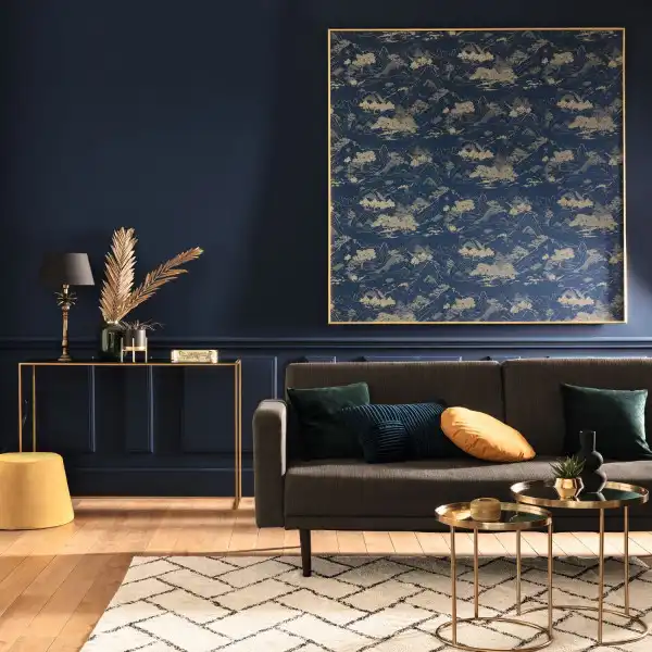 Journey Wallpaper - Teal Blue Dore by Journey Wallpaper - Teal Blue Dore from