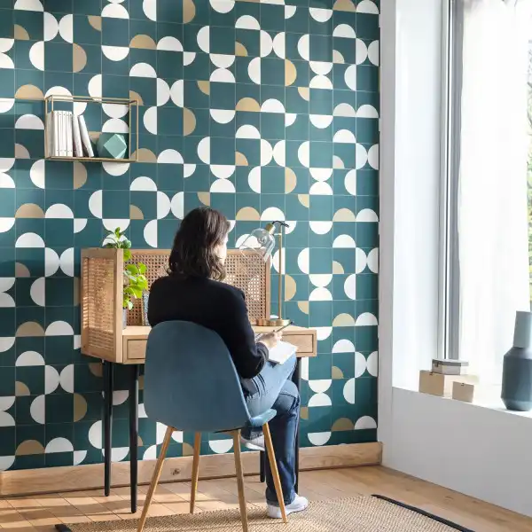 Diabolo Wallpaper - Smoke Blue Dore by Diabolo Wallpaper - Smoke Blue Dore from