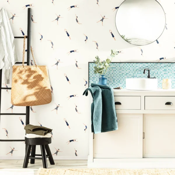 Funny Swim Wallpaper - Smoke Blue by Funny Swim Wallpaper - Smoke Blue from