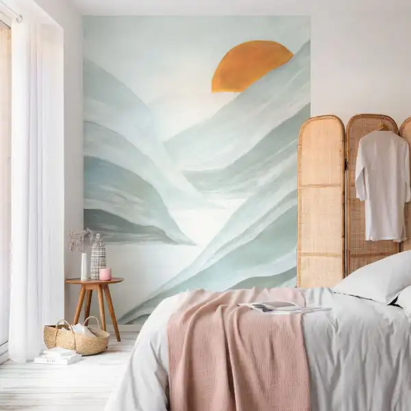 Blue Mountains Wallpanel - Smoke Blue by Blue Mountains Wallpanel - Smoke Blue from