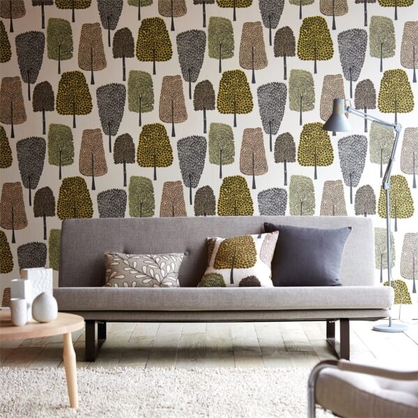 Cedar Wallpaper - Blush / Toffee / Taupe by Cedar Wallpaper - Blush / Toffee / Taupe from