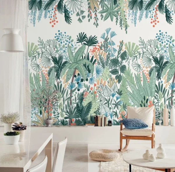 Foret D'emeraude Wallpanel - Vert from