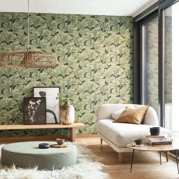 Biloba Wallpaper - Blanc Neige by Biloba Wallpaper - Blanc Neige from
