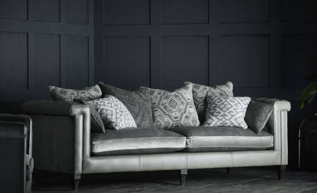 Bakhtair Fabric - Indigo by Bakhtair Fabric - Indigo from