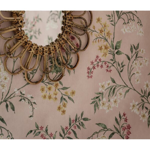 Almora Wallpaper - Lilac / Gold by Almora Wallpaper - Lilac / Gold from