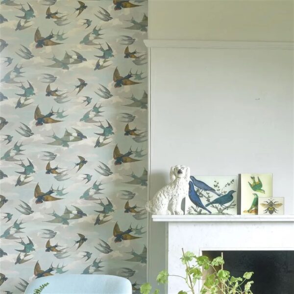 Chimney Swallows Wallpaper - Dawn by Chimney Swallows Wallpaper - Dawn from