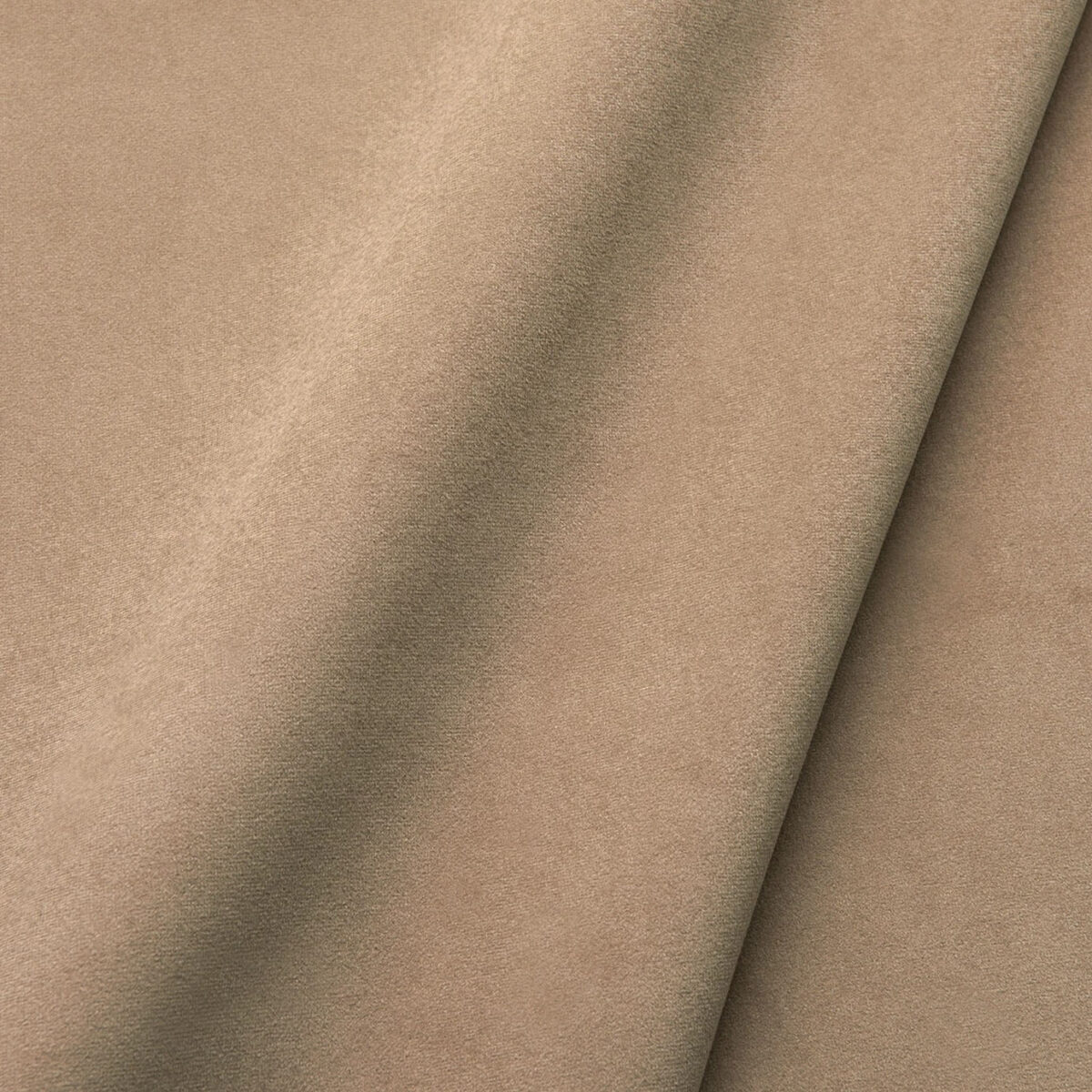brown plain velvet-chenille fabric from Linwood Fabrics