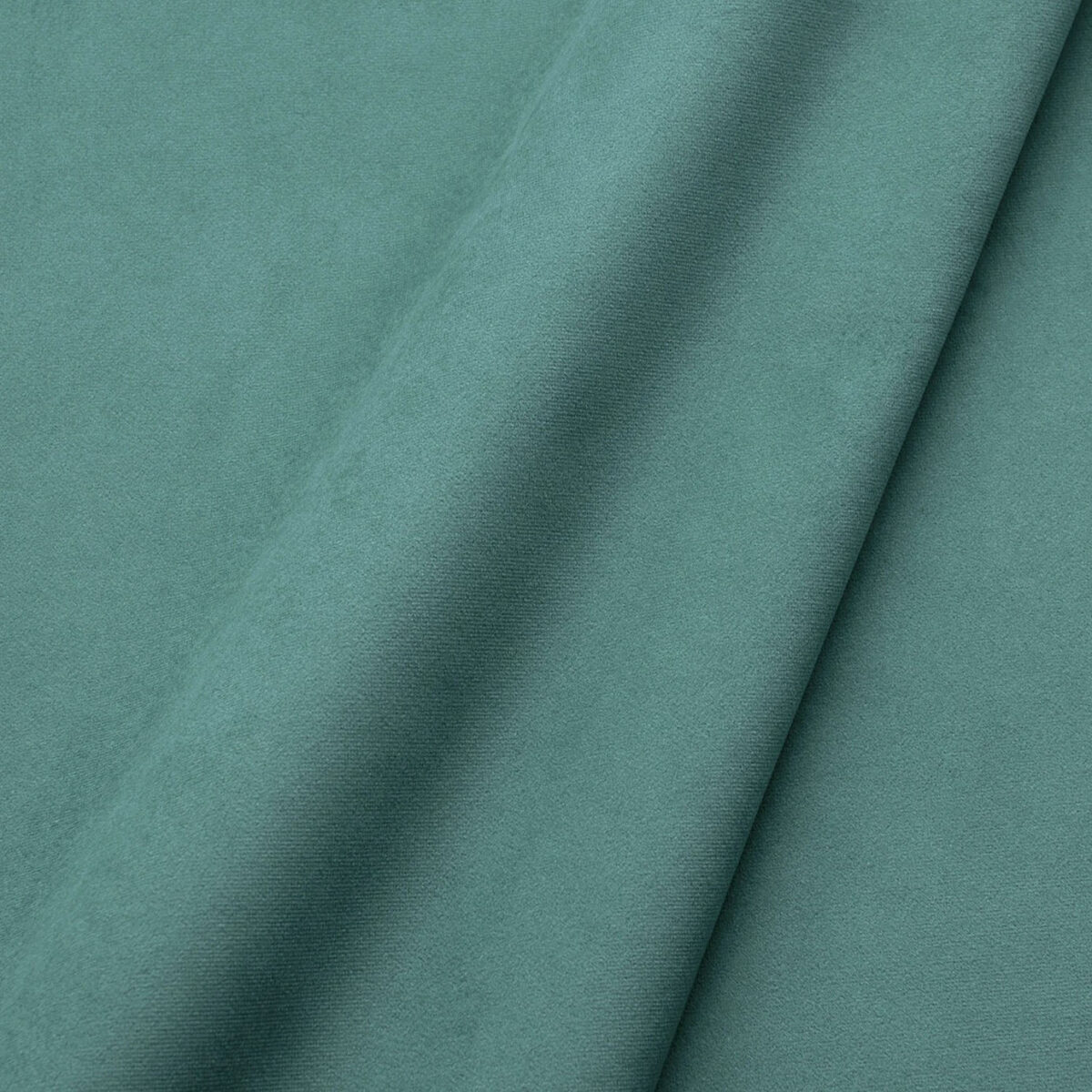 Moleskin III Fabric - Seaform by blue plain velvet-chenille fabric from Linwood Fabrics