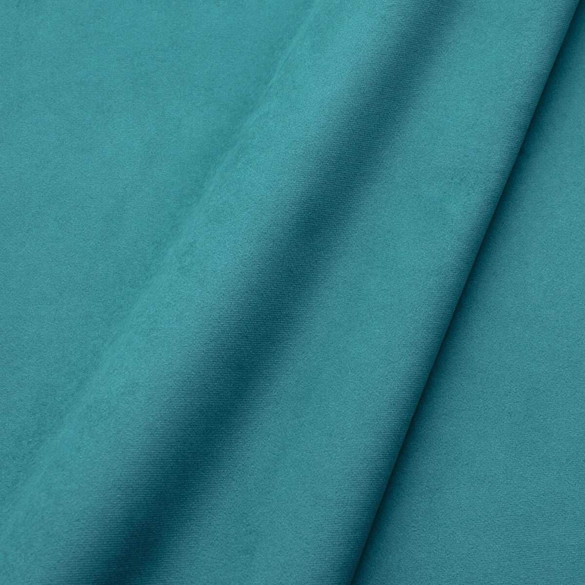 Moleskin III Fabric - Pacific by blue plain velvet-chenille fabric from Linwood Fabrics